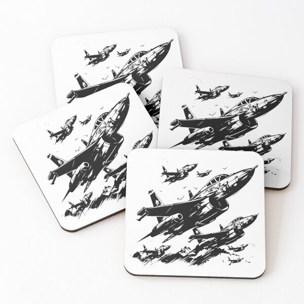Item preview, Fighter Jets Warplanes Bomber Squadron Military Aviation designed and sold by inkoutninja.