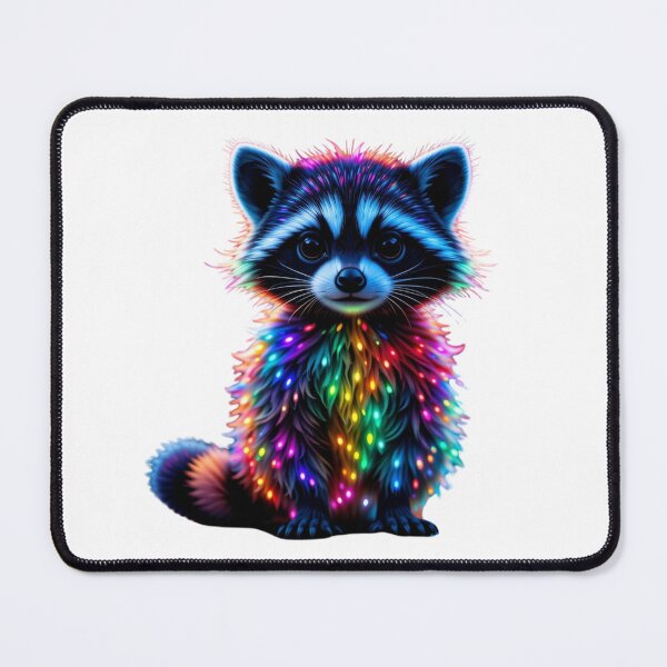 Item preview, Neon Glow Raccoon designed and sold by GloriousArtSKD.