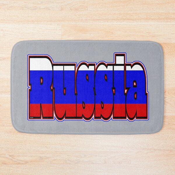 Item preview, Russia Font with Russian Flag designed and sold by Havocgirl.