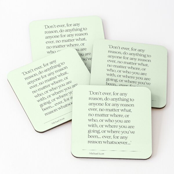 Item preview, Don't ever, for any reason... - The Office designed and sold by MLB Designs.
