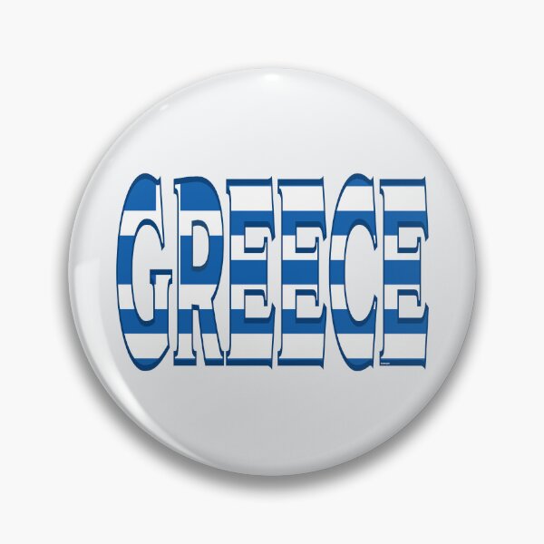 Item preview, Greece Font with Greek Flag designed and sold by Havocgirl.