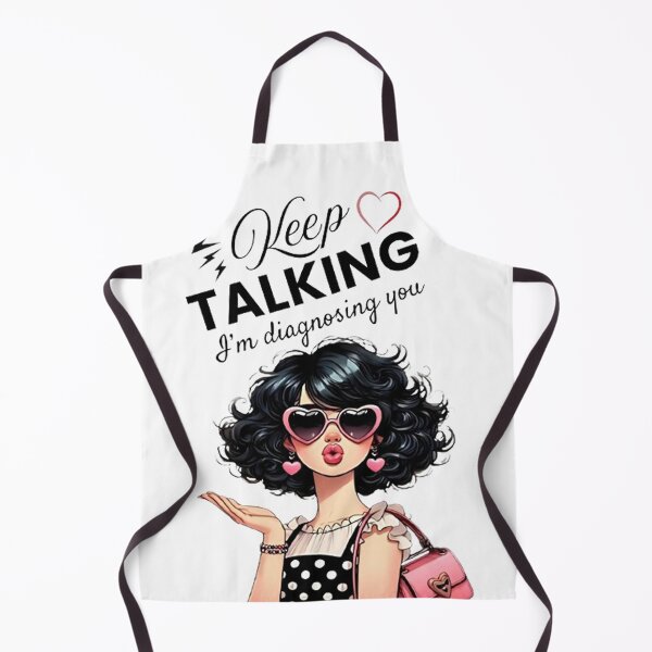 Item preview, Keep Talking I'm Diagnosing You - Stylish Woman Illustration designed and sold by Vicky021.