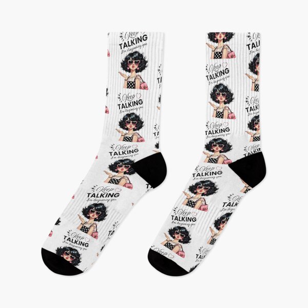 Item preview, Keep Talking I'm Diagnosing You - Stylish Woman Illustration designed and sold by Vicky021.