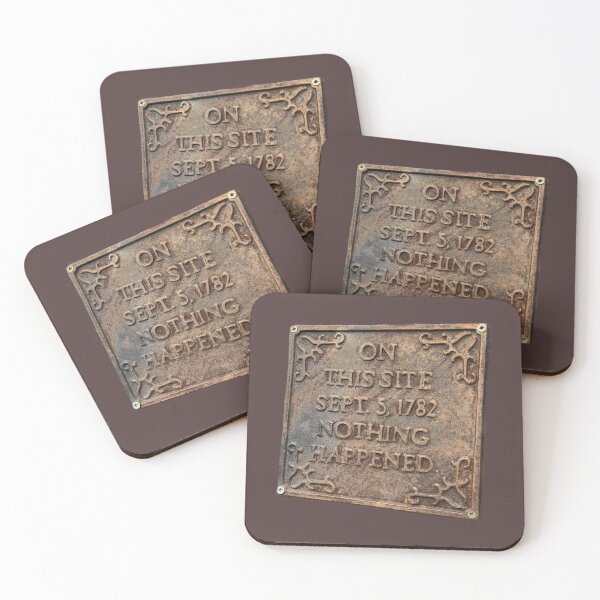 Item preview, Historical Nothingness Iron Plaque designed and sold by baroquebroke.