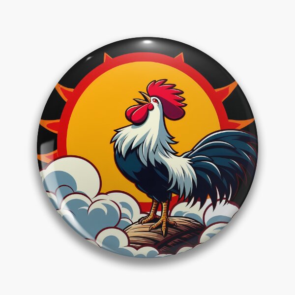 Item preview, Retro Rooster designed and sold by Funny Vintage Stickers And T-Shirts.