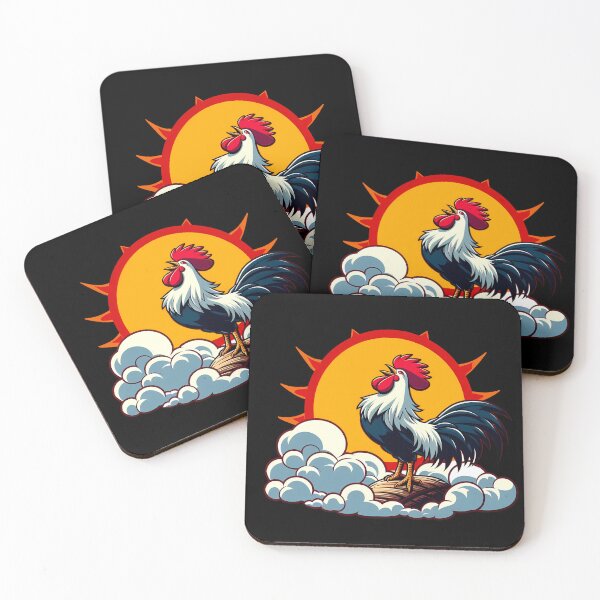 Item preview, Retro Rooster designed and sold by Funny Vintage Stickers And T-Shirts.