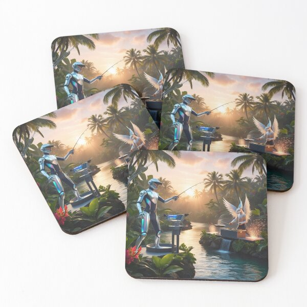 Item preview, Tropical Sunrise Fishing Tech Imaginary Animal Chef designed and sold by Dream Output .