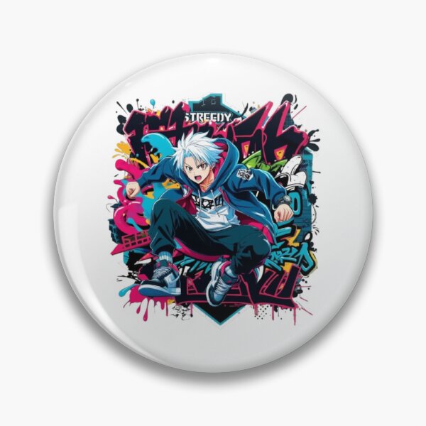 Item preview, Streetwear Anime Fusion: "Streedy" Urban Style designed and sold by artistmagicshop.