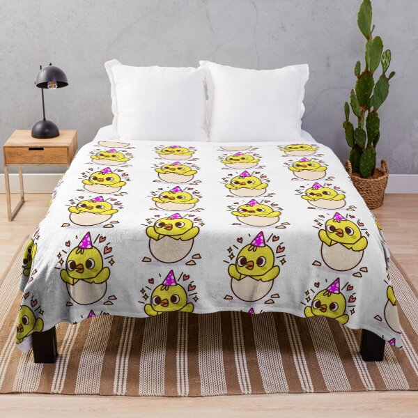 Item preview, Cute chicks in birthday party. Animal cartoon designed and sold by NoeySmiley55.