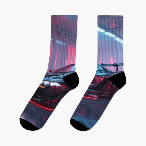 Item preview, Cyberpunk art of a futuristic Nissan designed and sold by Salimgor Hangaround Music.