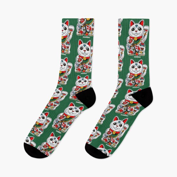 Artikelvorschau, Eingefärbte Maneki Neko entworfen und verkauft von alxbngala.