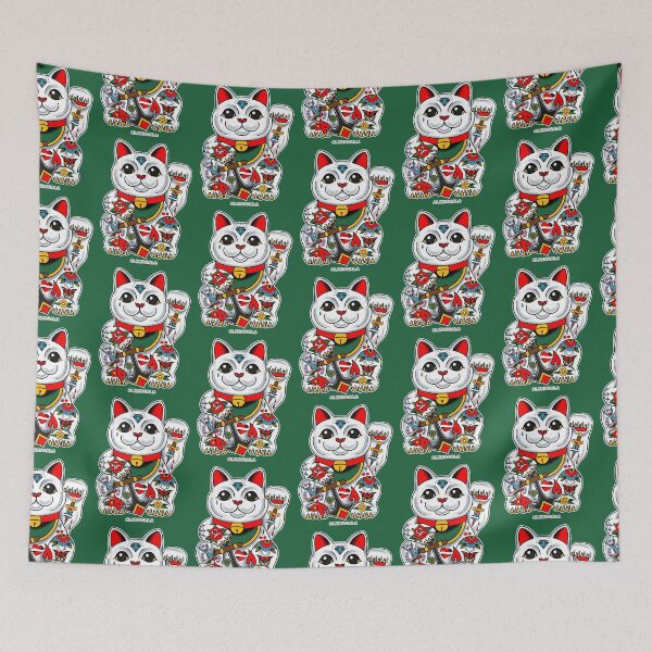 Artikelvorschau, Eingefärbte Maneki Neko entworfen und verkauft von alxbngala.