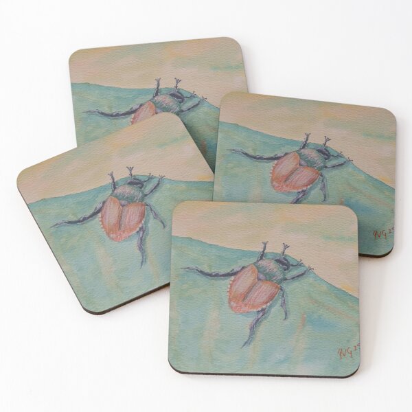 Item preview, Scarab Beetle - Watercolour designed and sold by Paul Gilbert.