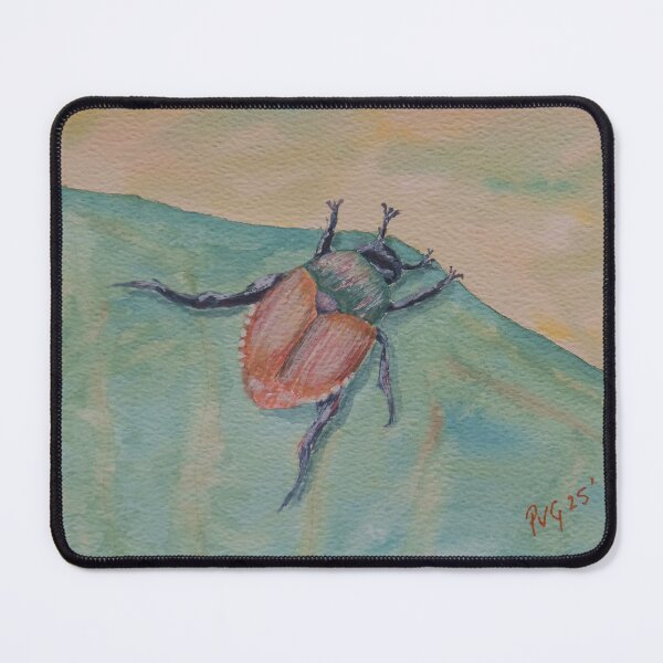 Item preview, Scarab Beetle - Watercolour designed and sold by Paul Gilbert.