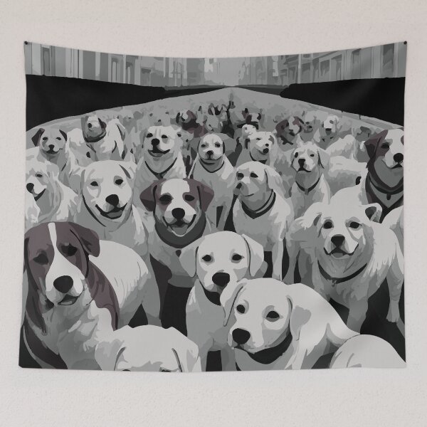Item preview, Playful Dog Patterns designed and sold by After De Moment.