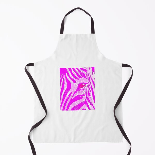 Item preview, Pink zebra ink print of a zebra's face, eye and ears designed and sold by Nnone.