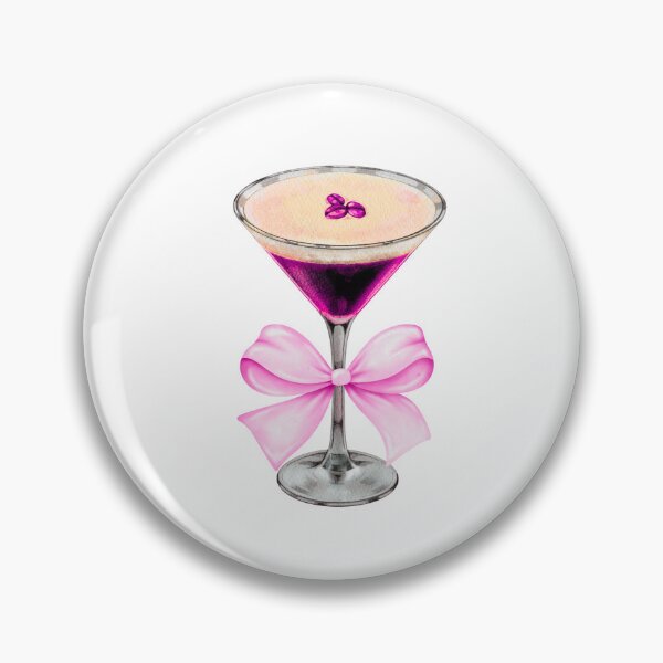 Item preview, Pretty Pink Bow Martini Cocktail  designed and sold by Shakesipserve.