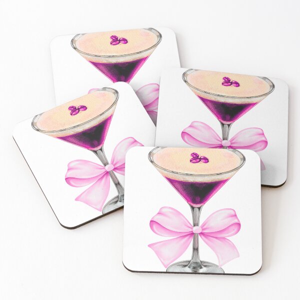 Item preview, Pretty Pink Bow Martini Cocktail  designed and sold by Shakesipserve.