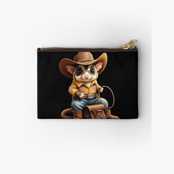 Item preview, Funny Cute Cowboy Sugar Glider designed and sold by PixelStoneDesign .