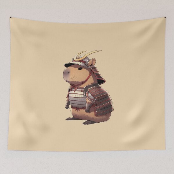 Item preview, Capybara Samurai designed and sold by Takeda-art.