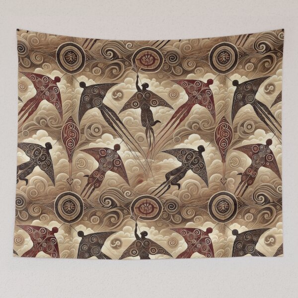 Item preview, thereal Flight of Māori Manu Whakaahua designed and sold by Wiredart.