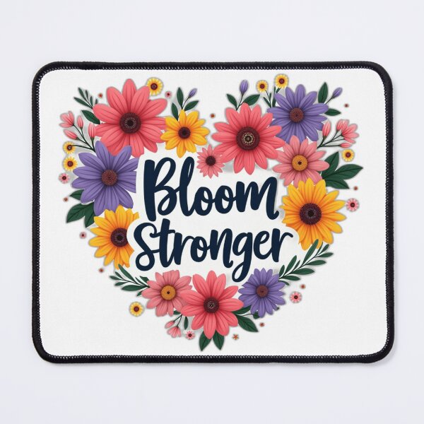 Item preview, Bloom Stronger: Hyper-Realistic Floral Heart Design designed and sold by TrendingVibes1.