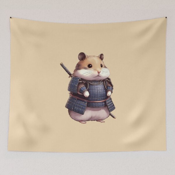 Item preview, Hamster Samurai designed and sold by Takeda-art.