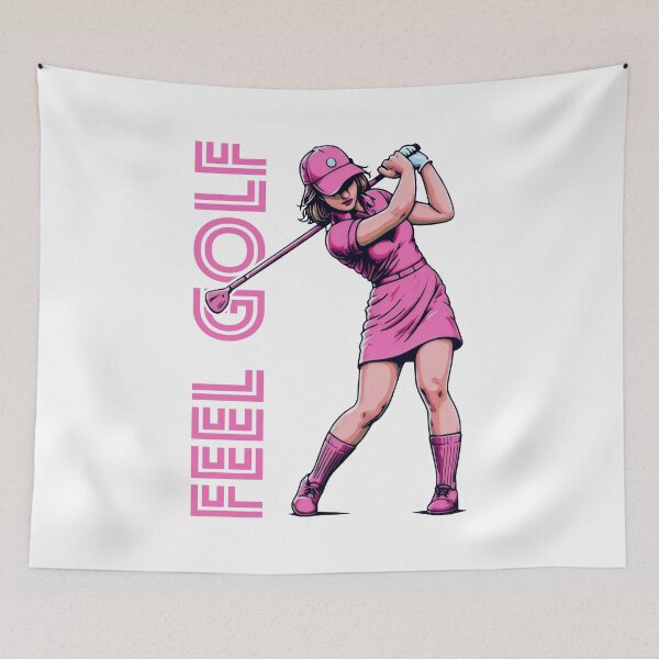 Item preview, Feel Golf Power And Precision In Pink Elegance designed and sold by SplashTastic.