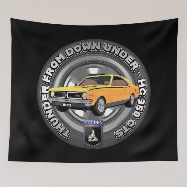Item preview, Thunder from Down Under – HG 350 GTS Monaro Muscle Car Art designed and sold by Michael van der Hoorn.