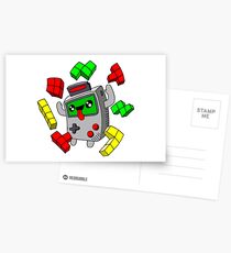 Tetris Game Boy retro game Postcards