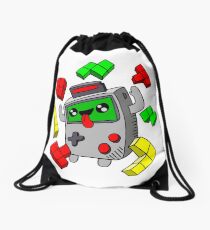 Tetris Game Boy retro game Drawstring Bag