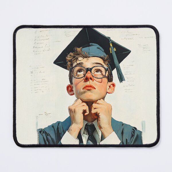 Item preview, Graduation Anxiety Portrait designed and sold by junkydotcom.