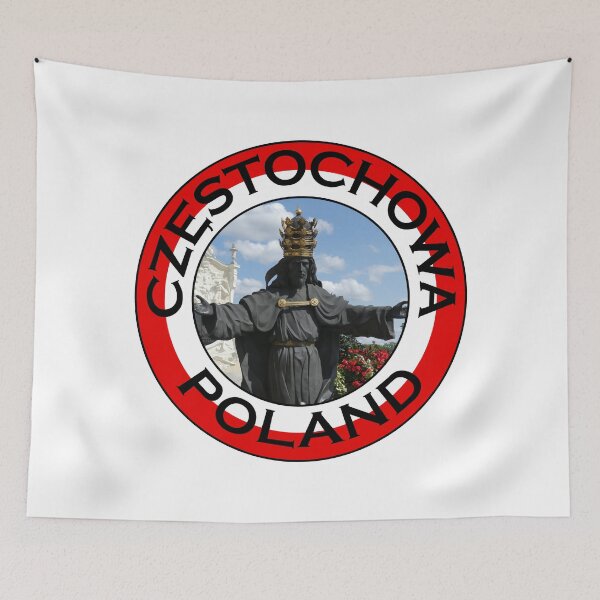 Item preview, Jasna Gora Czestochowa Poland Częstochwa, Black Madonna Jesus designed and sold by mikistudio.