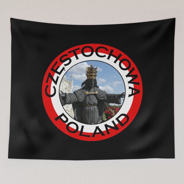 Item preview, Jasna Gora Czestochowa Poland Częstochwa, Black Madonna Jesus designed and sold by mikistudio.