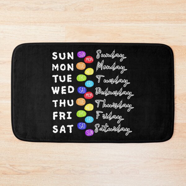 Item preview, days of the week designed and sold by zzzozzo.