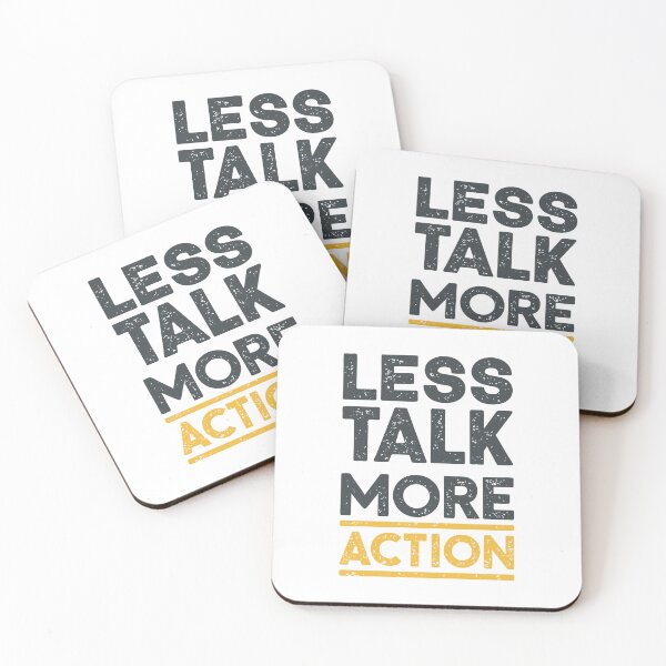 Item preview, Less Talk More Action designed and sold by ThatBBStore.