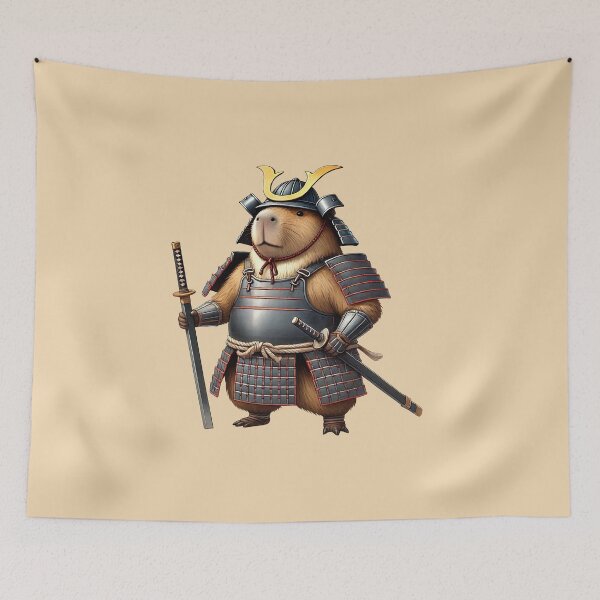 Item preview, Capybara Samurai designed and sold by Takeda-art.