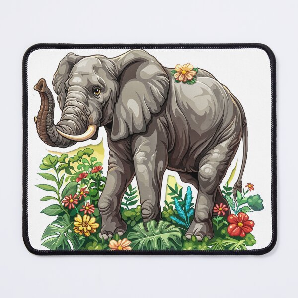 Item preview, Cute cartoon elephant designed and sold by Stickermagician.