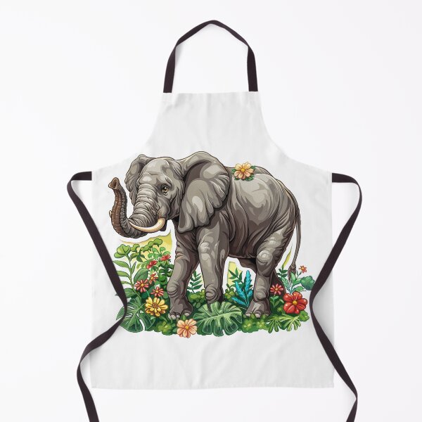 Item preview, Cute cartoon elephant designed and sold by Stickermagician.
