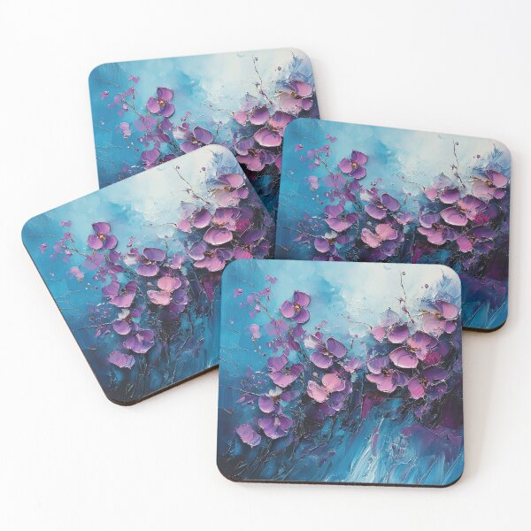 Item preview, Vibrant Blossoms in Turquoise Hues designed and sold by Twisted Kids.