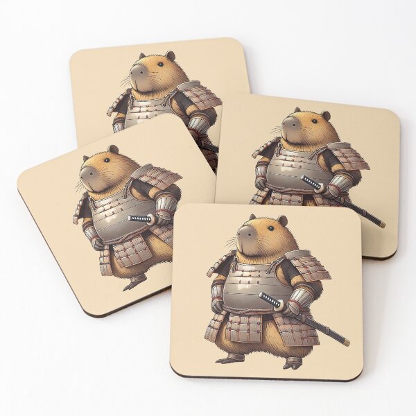 Item preview, Capybara Samurai designed and sold by Takeda-art.