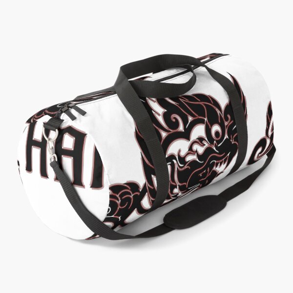 Item preview, Red black ingha lion sakyan thaistyle Art 2 designed and sold by Bspaces.