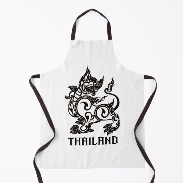 Item preview, Red black ingha lion sakyan thaistyle Art 3 designed and sold by Bspaces.