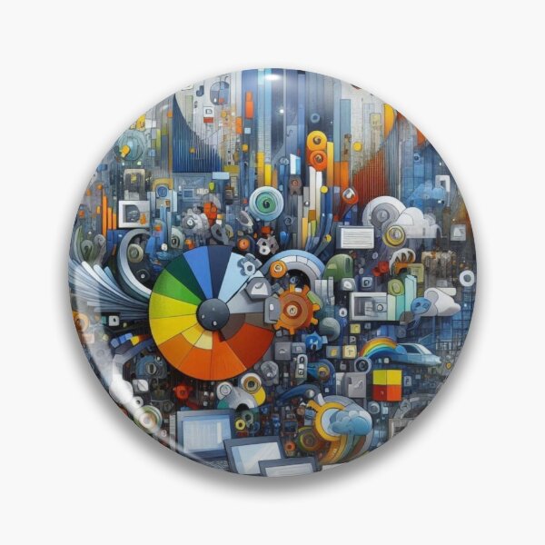 Item preview, Digital Harmony: The Future of Work designed and sold by e-not-shop.