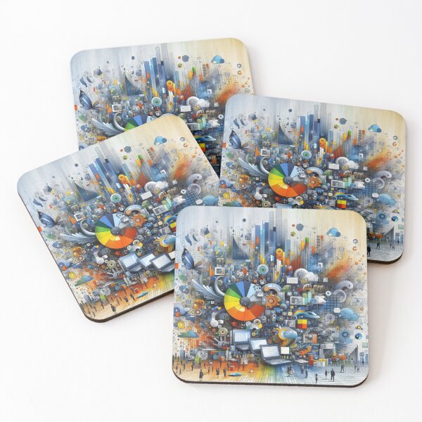 Item preview, Digital Harmony: The Future of Work designed and sold by e-not-shop.