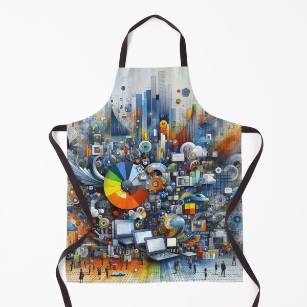 Item preview, Digital Harmony: The Future of Work designed and sold by e-not-shop.