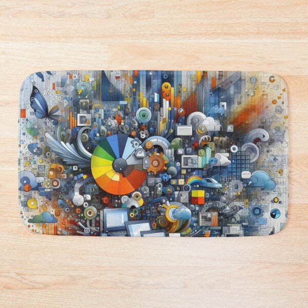 Item preview, Digital Harmony: The Future of Work designed and sold by e-not-shop.