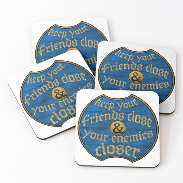 Item preview, Keep your friends close designed and sold by Lady Emlyn Art.