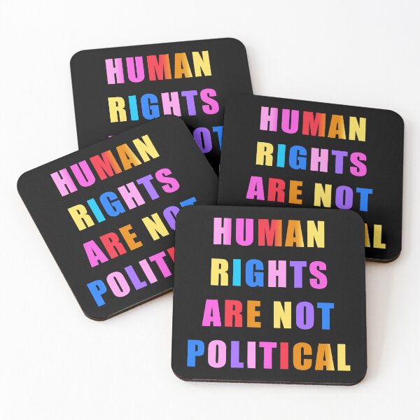 Item preview, Human rights are not political designed and sold by nukartDesigns.