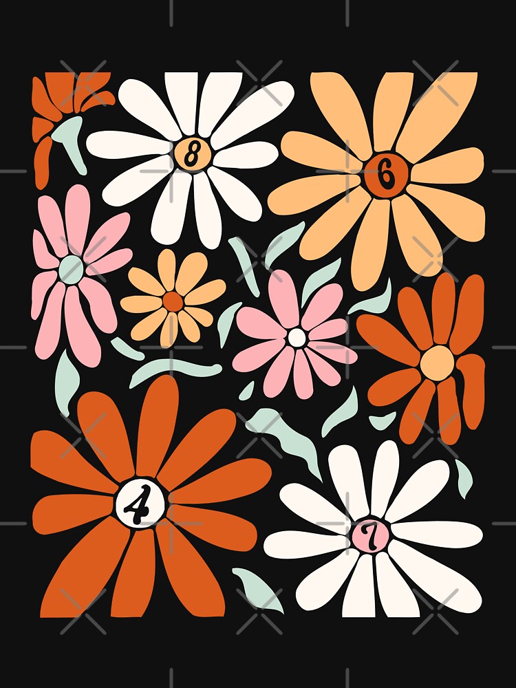 Thumbnail 7 of 7, Classic T-Shirt, Subtle Anti Trump Boho Flowers 8647 T-Shirts And Stickers designed and sold by EthosWear.
